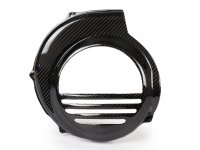Flywheel cover -TOMAS COMPOSITI, genuine carbon Standard- Vespa PX80, PX125, PX150, PX200 - models with E-Starter