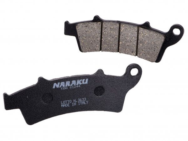brake pads -NARAKU- organic for Aprilia, Kymco People GT, Malaguti, Piaggio
