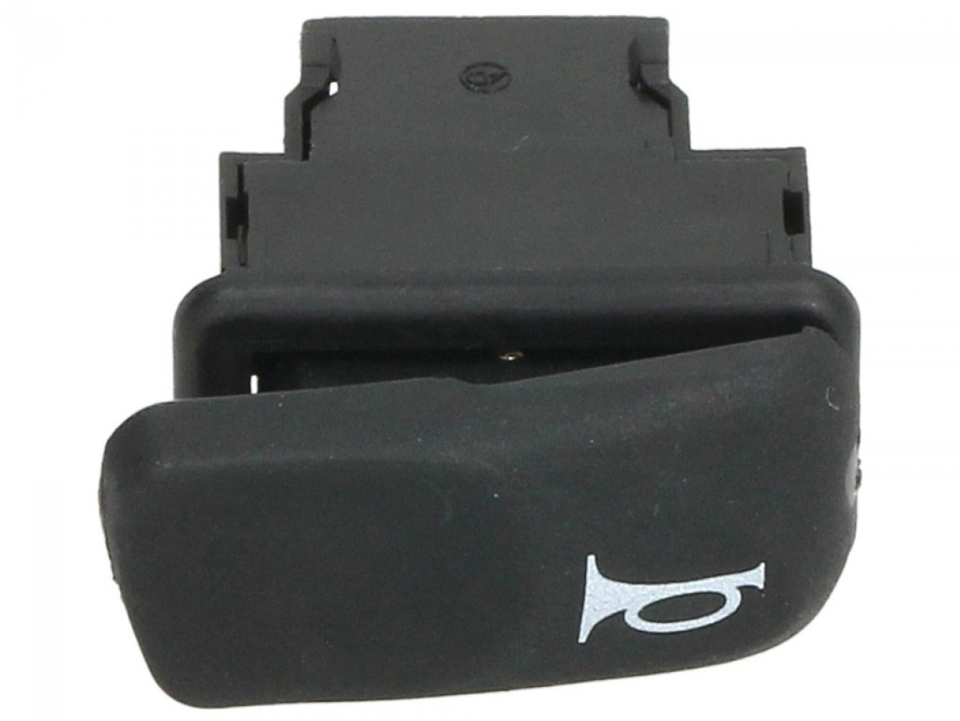 Bouton interrupteur horn convient pour vespa 50/125/300 roller noir 