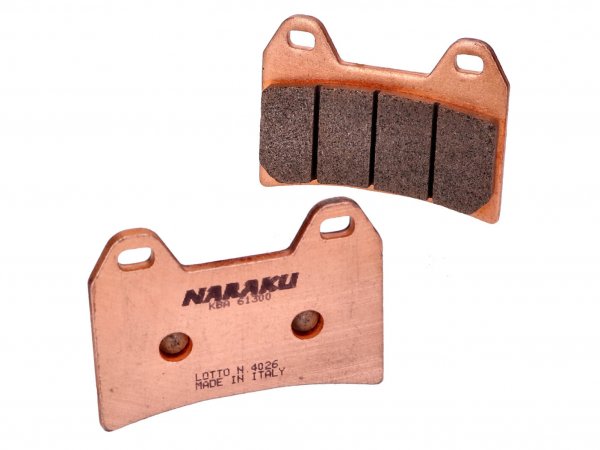 brake pads -NARAKU- sintered for Aprilia, BMW, Ducati, KTM, Moto Guzzi