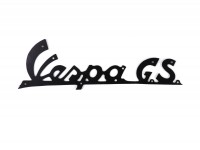Badge de tablier -QUALITÉ OEM- Vespa GS - Vespa GS150 / GS3 (depuis 1955) - noir