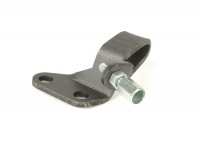 Bracket brake/clutch cable at engine -OEM QUALITY- Vespa V50 (VMA1M), PV125, ET3, SS50, SS90 - series 1 (short internal clutch lever)