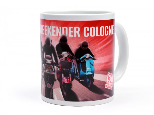 Cup -Scooterist Weekender Cologne- 0,3 ltr. - White