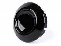 Cabochon de moyeu tambour de frein Ø=35mm -MOTO NOSTRA- Vespa Primavera (2013-), Sprint (2014-), GTS 125-300 - noir brillant