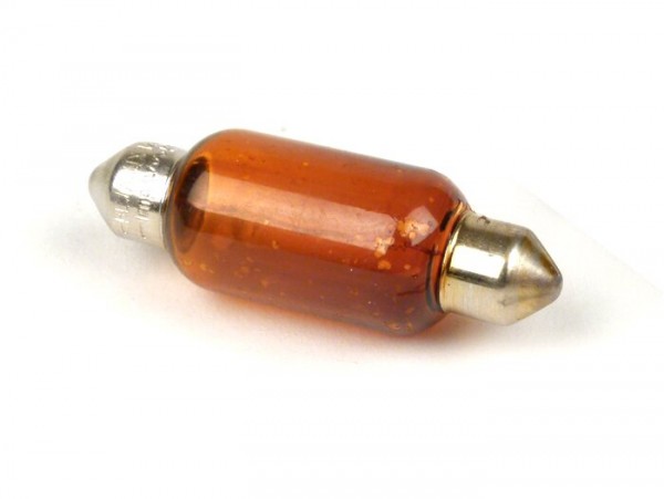 Lampe tubulaire -SV8,5 15x44mm- 12V 18W - orange