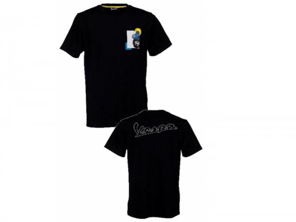 T-Shirt -VESPA "Heritage Collection"- black - XXXL