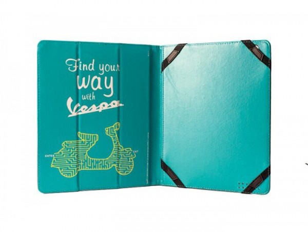 iPad/Tablet PC cover -VESPA, 20x24x1.8cm- "Find your way with Vespa"