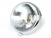 Headlight -SIEM Ø=95mm- Vespa Wideframe V1T, V15T, V30T - glass, incl. headlight rim