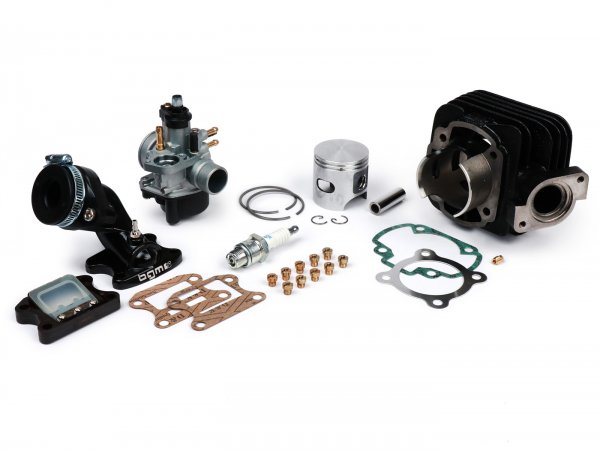 Kit tuning -DR 70cc- Peugeot AC (cilindro vertical) - SPEEDFIGHT1 50 cc AC, SPEEDFIGHT2 50 cc AC, TKR50, TREKKER50, VIVACITY50, ELYSEO50, SQUAB50, SV50, ZENITH50, BUXY50, ELYSTAR50, LOOXOR50, SPEEDAKE - kit básico