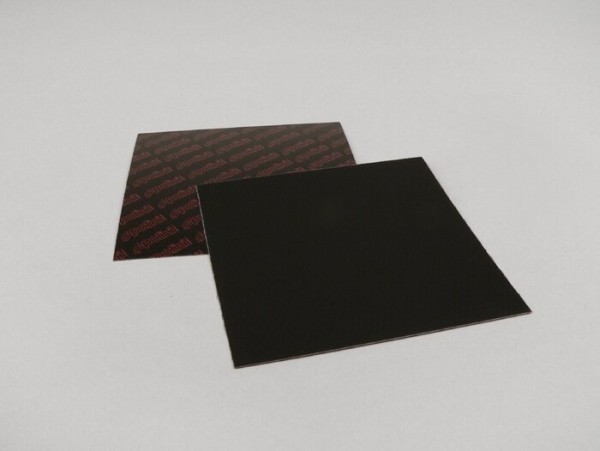 Membranplattenmaterial -POLINI- 110x110mm Carbon - 0,45mm