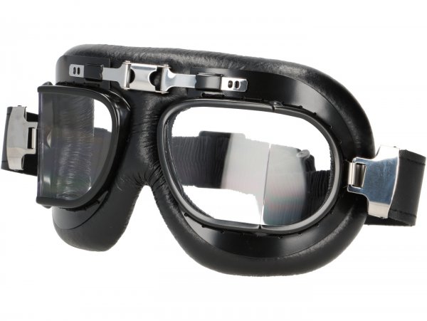 Motorbike goggles -GREEN MERK- Seventy Racer- foldable