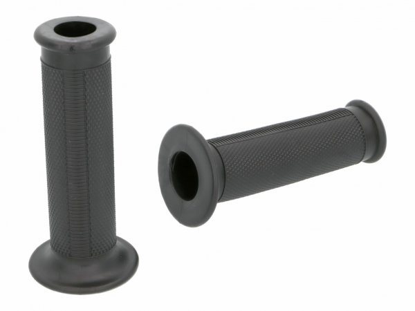 handlebar rubber grip set -101 OCTANE- black w/o indicator mounting hole for Simson SR4-1 Spatz