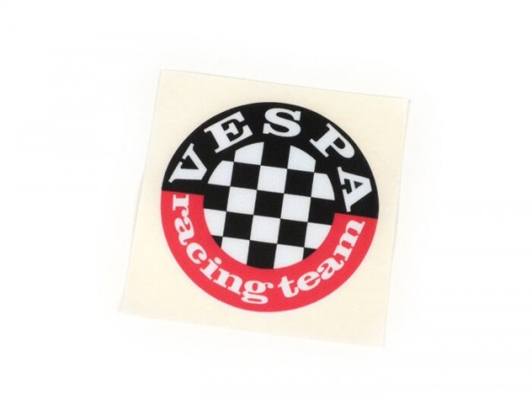 Adhesivo -VESPA Racing Team- Ø=60mm