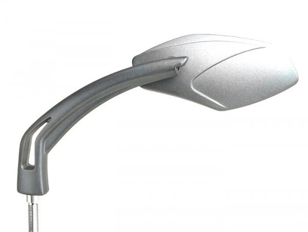 Mirror -BGM STYLE GT II- left hand side - steel grey
