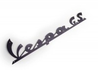 Badge de tablier -QUALITÉ OEM- Vespa GS - Vespa GS160 (depuis 1962) - noir