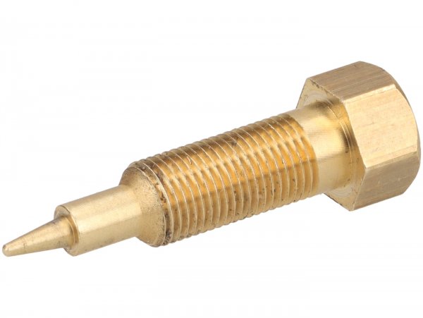 Fuel/air mixture screw -BGM PRO, Conversion, short- SI20/20D, SI24/24E, SI24/24H - thread M5 x 0.50mm - thin pin (Ø=0.65mm) - hexagon head
