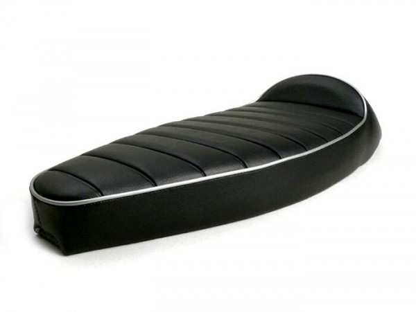 Seat -FASTBACK- Vespa PX - black / grey