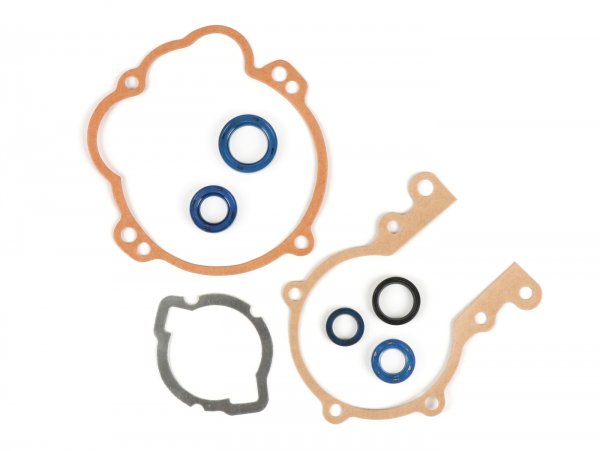 Engine gasket sets, oil seal set incl. -CIF- Piaggio Ciao, Bravo, SI - vehicles with variomatic