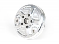 Bearing plate rear wheel -MCRWK- Piaggio Boxer 1 and Boxer 2 CNC aluminium  nature