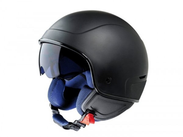 Casque -VESPA PJ1- casque jet, noir mat - S (55-56cm)