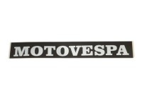 Badge seat -VESPA- Motovespa- Motovespa 125 CL (CL9), Motovespa 150 CL (NC9), Motovespa 200 DS (DS9), Motovespa 200 DN (DN9), Motovespa 75 Primavera (PN, PK 9.330.001), Motovespa 125 Primavera (T, NV, NK 9.240.001)