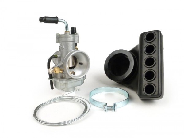 Carburateur -POLINI- CP 24mm - Ø connexion=28,5mm - incl. Polini Airbox - Vespa Smallframe PV125, ET3