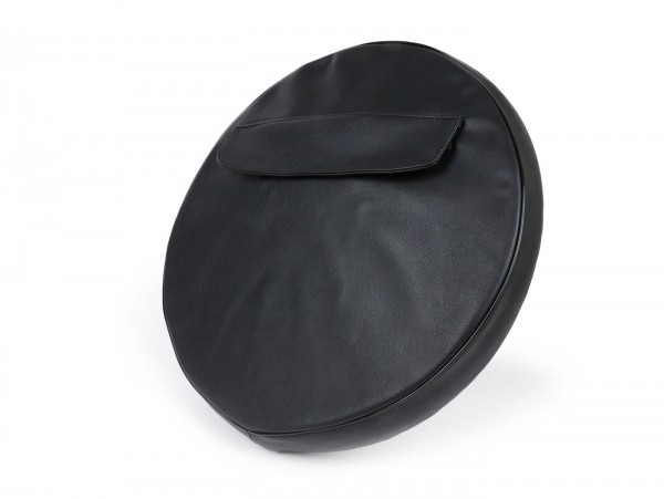 Funda rueda de repuesto -NISA Universal- 3.50 - 10 - negro, con bolsa - refuerzo del borde negro, con bolsillo