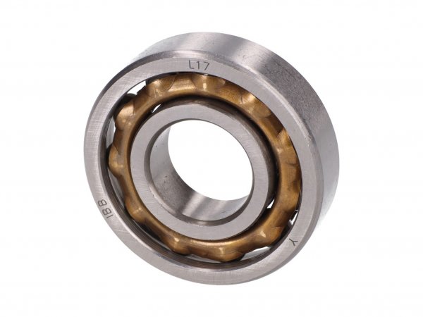 crankshaft ball bearing L17TVP w/ brass cage 17x40x10mm -101 OCTANE- for Puch