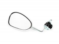 Mirror -BUMM clip on- Chrome Vespa/Lambretta universal small - left hand side