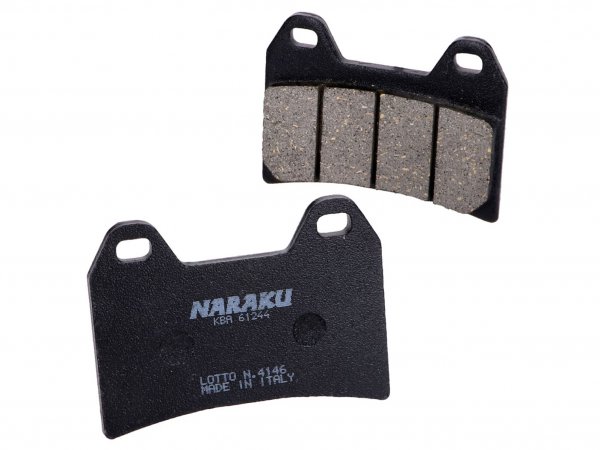 brake pads -NARAKU- organic for Aprilia, BMW, Ducati, KTM, Moto Guzzi
