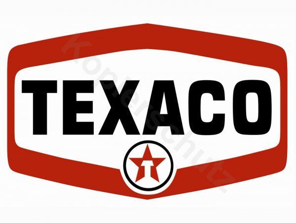Aufkleber -102 x 64mm- „Texaco“