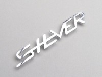 Badge legshield -LAMBRETTA- Silver - LIS 150