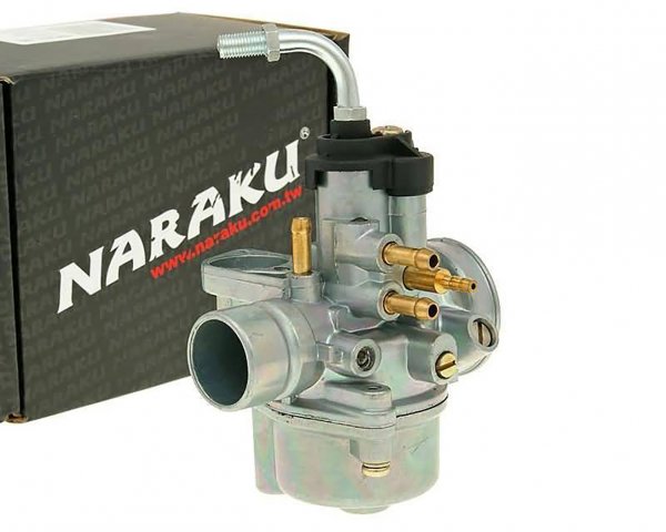 Carburador -NARAKU- 17,5mm con preparación E-Choke para Minarelli, Peugeot