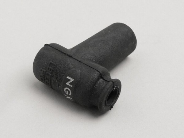 Spark plug connector -NGK LB05EMH 5kOhm rubber type 90°-