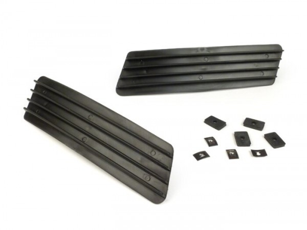 Side panel grille set -CASA LAMBRETTA- Lambretta DL, GP - black