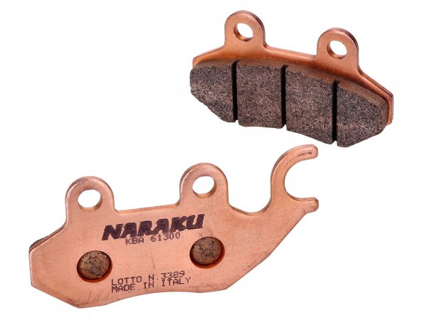 brake pads -NARAKU- sintered for PGO, SYM, TGB