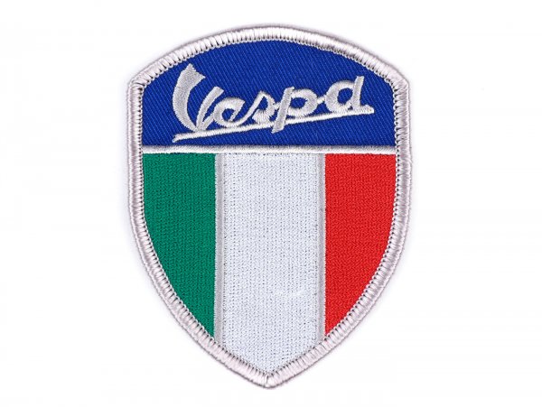 Toppa -VESPA (tricolore)- 65x85mm