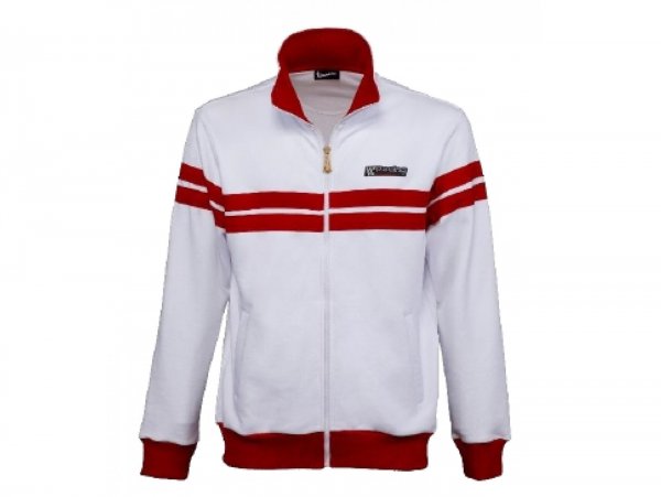 Hoodie -VESPA "Racing Sixties"- white  XL