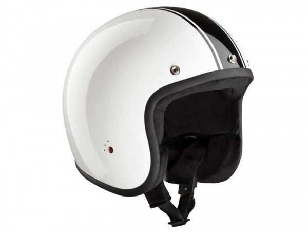 Helmet -BANDIT ECE Classic Jet- white - M2 (58cm)