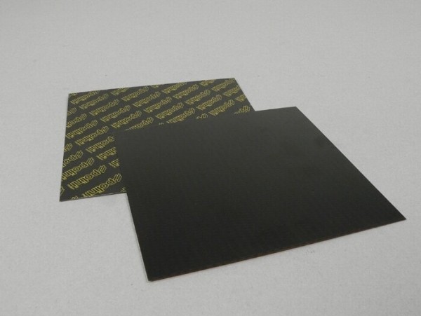 Material para láminas -POLINI- 110x110mm carbono - 0.25mm