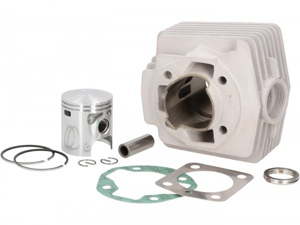 Cylinder -MALOSSI- 70 ccm Sport Aluminium - Ø45,5mm- MBK 51V, Magnum, Passion Racing, Rock - (piston pin = Ø 13mm) - without cylinder head