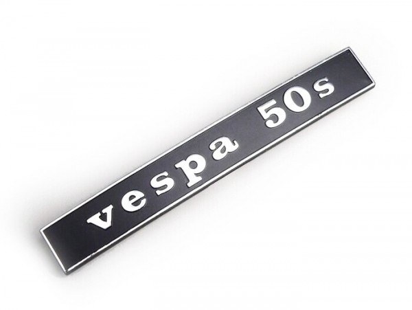 Schriftzug Rahmen hinten -OEM QUALITÄT- Vespa 50 s (Rechteck) - Vespa 50 S (ab Bj. 1972)
