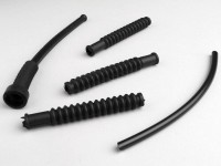 Rubber sleeve kit for transmission cables -LAMBRETTA- Lambretta LI, LIS, SX, TV (series 2-3), DL, GP
