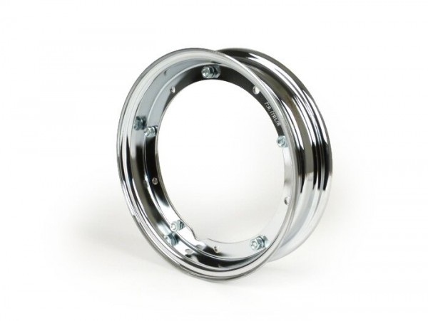 Cerchio ruota -FA ITALIA 2.25-10 pollici, acciaio - Vespa GS160/GS4 (VSB1T), SS180 (VSC1T) - cromato