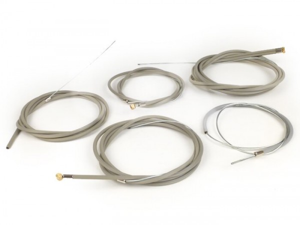 Set câbles -VESPA- Vespa GS 150 VS2T, VS3T, VS4T, VS5T, T2-T3 (modèles allemands)
