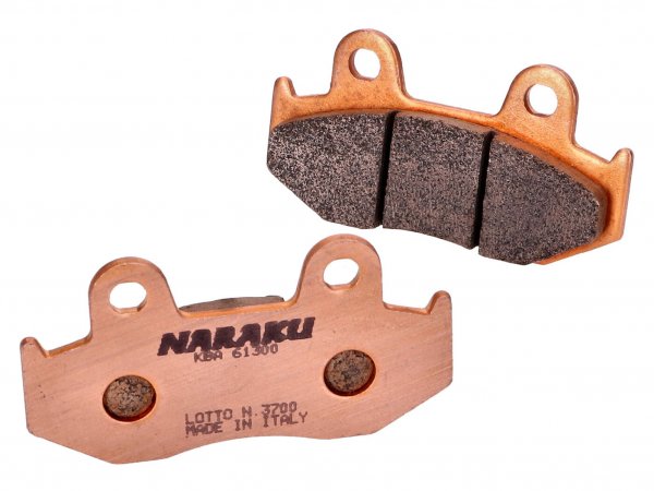 brake pads -NARAKU- sintered for Honda NES SES PES/PS SH CH 125, 150 4-stroke
