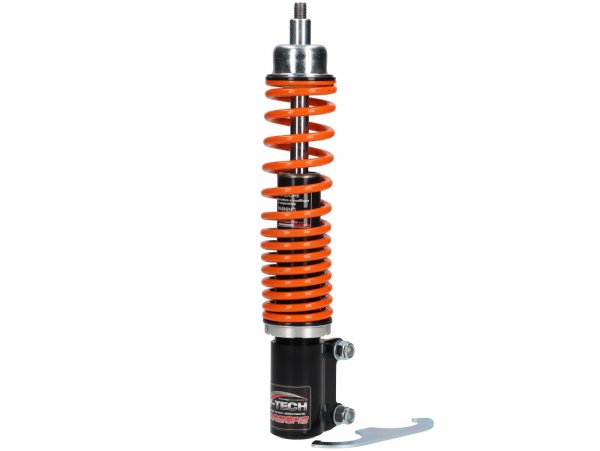 Shock absorber front -CARBONE HI-TECH-  Vespa GTS 125-300 Keyless - black/orange