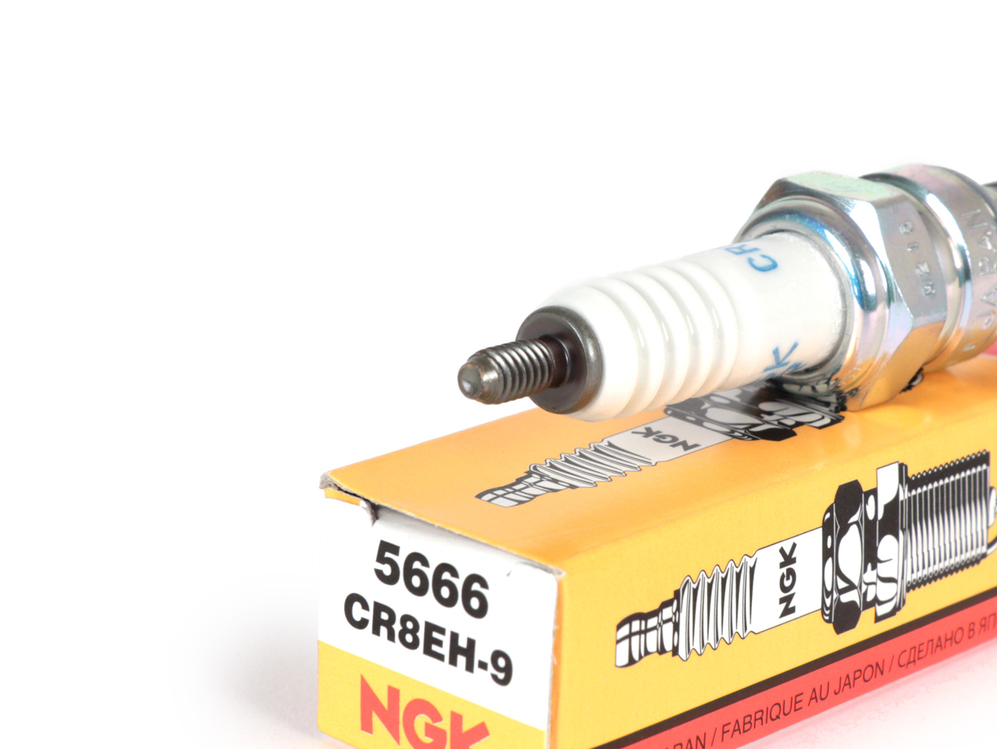 Spark plug NGK CR8E Aprilia SX 125 from year 18, Beta RR 125, Honda CBR 125  from year 04 (JC34, 50), Yamaha WR 125, and others