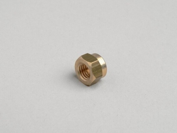 Nut -similar to DIN 934- M7 - brass