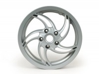 Wheel rim, rear, disc brake -PIAGGIO 3.00-12 inch- Piaggio Fly 125 (RP8M79100)- silver